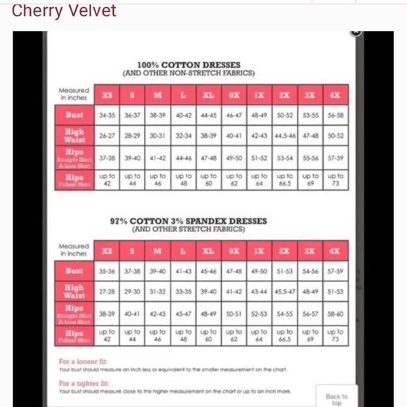 Cherry Velvet Dress size XL - Picture 4 of 4